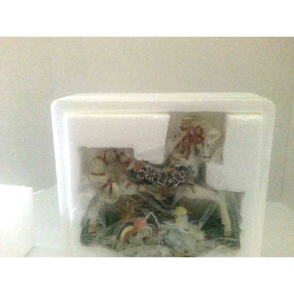 Heritage House Resin Musical Rocking Horse Plays White Christmas